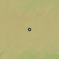 Shaded relief of the 60 km around Samogohiri, drawn from the GMTED2010 grid