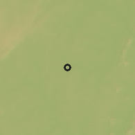 Shaded relief of the 60 km around Soumousso, drawn from the GMTED2010 grid