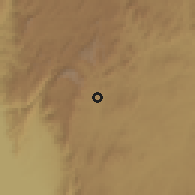 Shaded relief of the 60 km around Makamba, drawn from the GMTED2010 grid