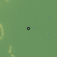 Shaded relief of the 60 km around Phumĭ Takaev, drawn from the GMTED2010 grid