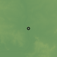Shaded relief of the 60 km around Krâchéh, drawn from the GMTED2010 grid