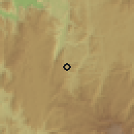Shaded relief of the 60 km around Fungom, drawn from the GMTED2010 grid