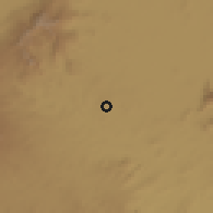 Shaded relief of the 60 km around Galim, drawn from the GMTED2010 grid
