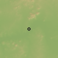 Shaded relief of the 60 km around Garoua, drawn from the GMTED2010 grid
