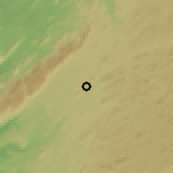 Shaded relief of the 60 km around Lolodorf, drawn from the GMTED2010 grid