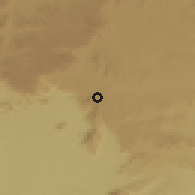 Shaded relief of the 60 km around Mayo-Darlé, drawn from the GMTED2010 grid