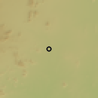 Shaded relief of the 60 km around Ndoukoula, drawn from the GMTED2010 grid
