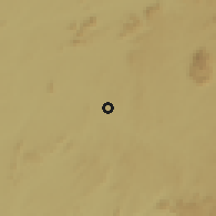 Shaded relief of the 60 km around Ngambe-Tikar, drawn from the GMTED2010 grid