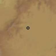 Shaded relief of the 60 km around Balikumbat, drawn from the GMTED2010 grid