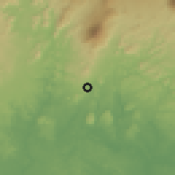 Shaded relief of the 60 km around Njombé-Penja, drawn from the GMTED2010 grid