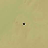 Shaded relief of the 60 km around Sa'a, drawn from the GMTED2010 grid
