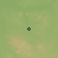 Shaded relief of the 60 km around Tchéboa, drawn from the GMTED2010 grid