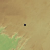Shaded relief of the 60 km around Tonga, drawn from the GMTED2010 grid
