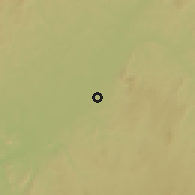 Shaded relief of the 60 km around Ebebda, drawn from the GMTED2010 grid