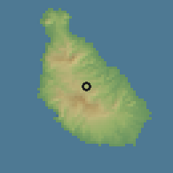 Shaded relief of the 59 km around Picos, drawn from the GMTED2010 grid
