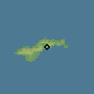 Shaded relief of the 59 km around Lauli'i, drawn from the GMTED2010 grid