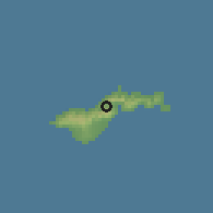 Shaded relief of the 59 km around Pago Pago, drawn from the GMTED2010 grid