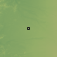 Shaded relief of the 54 km around Charrúa, drawn from the GMTED2010 grid