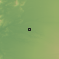 Shaded relief of the 54 km around Chillán Viejo, drawn from the GMTED2010 grid