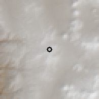 Shaded relief of the 58 km around Collaguasi, drawn from the GMTED2010 grid
