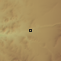 Shaded relief of the 57 km around Diego de Almagro, drawn from the GMTED2010 grid