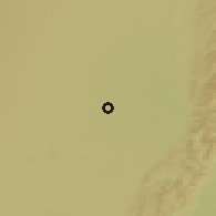 Shaded relief of the 56 km around Dawan, drawn from the GMTED2010 grid