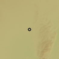 Shaded relief of the 56 km around Deyang, drawn from the GMTED2010 grid