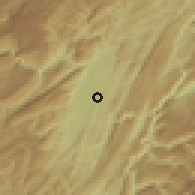 Shaded relief of the 56 km around Enshi, drawn from the GMTED2010 grid