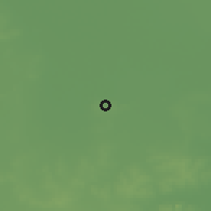 Shaded relief of the 54 km around Gaomi, drawn from the GMTED2010 grid