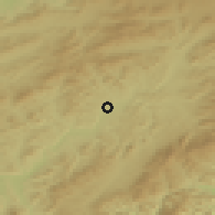 Shaded relief of the 53 km around Badaojiang, drawn from the GMTED2010 grid