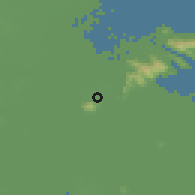 Shaded relief of the 55 km around Haizhou, drawn from the GMTED2010 grid