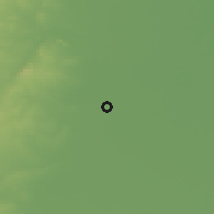 Shaded relief of the 54 km around Handan, drawn from the GMTED2010 grid