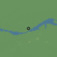 Shaded relief of the 56 km around Jingcheng, drawn from the GMTED2010 grid