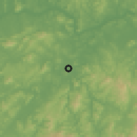 Shaded relief of the 58 km around Jinji, drawn from the GMTED2010 grid