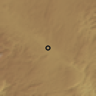 Shaded relief of the 58 km around Kaihua, drawn from the GMTED2010 grid