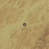 Shaded relief of the 57 km around Kaili, drawn from the GMTED2010 grid