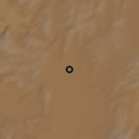 Shaded relief of the 58 km around Kunming, drawn from the GMTED2010 grid