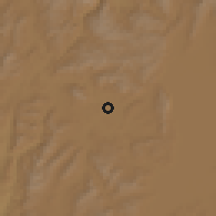 Shaded relief of the 58 km around Lianran, drawn from the GMTED2010 grid