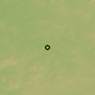 Shaded relief of the 52 km around Liaoyuan, drawn from the GMTED2010 grid