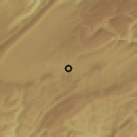 Shaded relief of the 56 km around Lichuan, drawn from the GMTED2010 grid