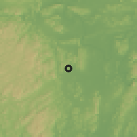 Shaded relief of the 58 km around Liuzhou, drawn from the GMTED2010 grid