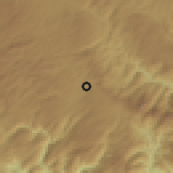 Shaded relief of the 58 km around Mabai, drawn from the GMTED2010 grid
