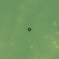 Shaded relief of the 56 km around Mingguang, drawn from the GMTED2010 grid