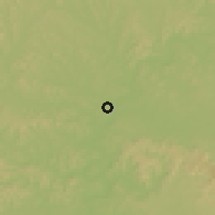 Shaded relief of the 56 km around Nanchong, drawn from the GMTED2010 grid