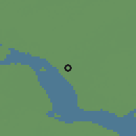 Shaded relief of the 56 km around Nantong, drawn from the GMTED2010 grid
