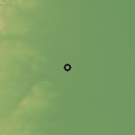 Shaded relief of the 54 km around Shahe, drawn from the GMTED2010 grid