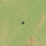 Shaded relief of the 57 km around Shaoyang, drawn from the GMTED2010 grid