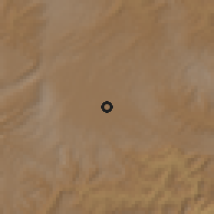 Shaded relief of the 57 km around Caohai, drawn from the GMTED2010 grid