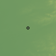 Shaded relief of the 53 km around Shenyang, drawn from the GMTED2010 grid