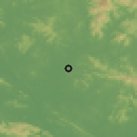 Shaded relief of the 56 km around Caohe, drawn from the GMTED2010 grid